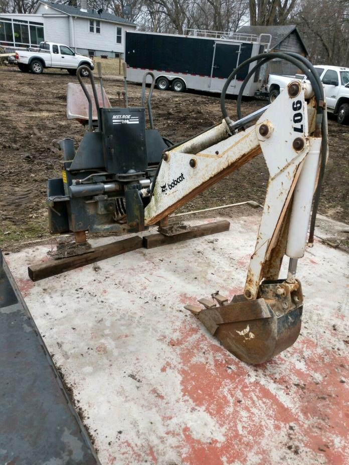 709 Bobcat backhoe attachment, used, 1 foot bucket, working condition,