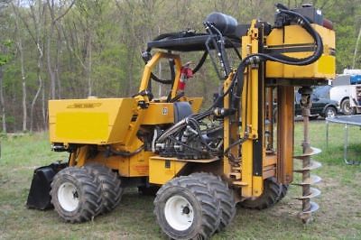 Dandy Digger Commercial Fence Post Hole Digger Diesel Equipment -Only 277 hours!