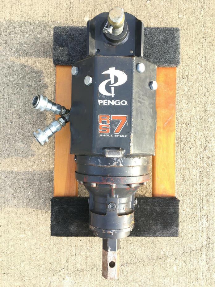 PENGO RS-7 AUGER ANCHOR DRIVE SKID STEER / EXCAVATOR ATTACHMENT
