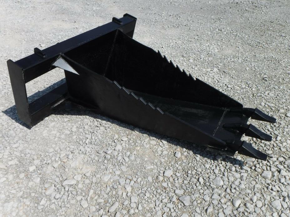 Bobcat Skid Steer Attachment Stump Bucket Extreme Duty Dig Spade - Ship for $199