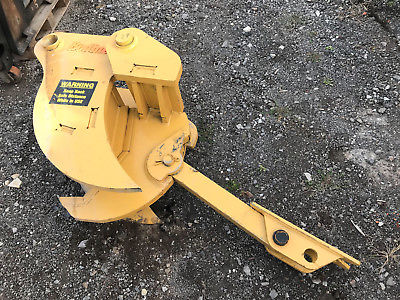 NEW - Bodine Stump Shear Attachment, 80mm Pins, Komatsu PC200, CAT 318 320