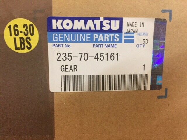 Komatsu 235-70-45161 Gear (NEW)
