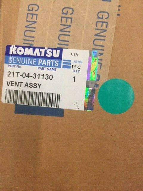 Komatsu 21T-04-31130 Vent Assembly (NEW)