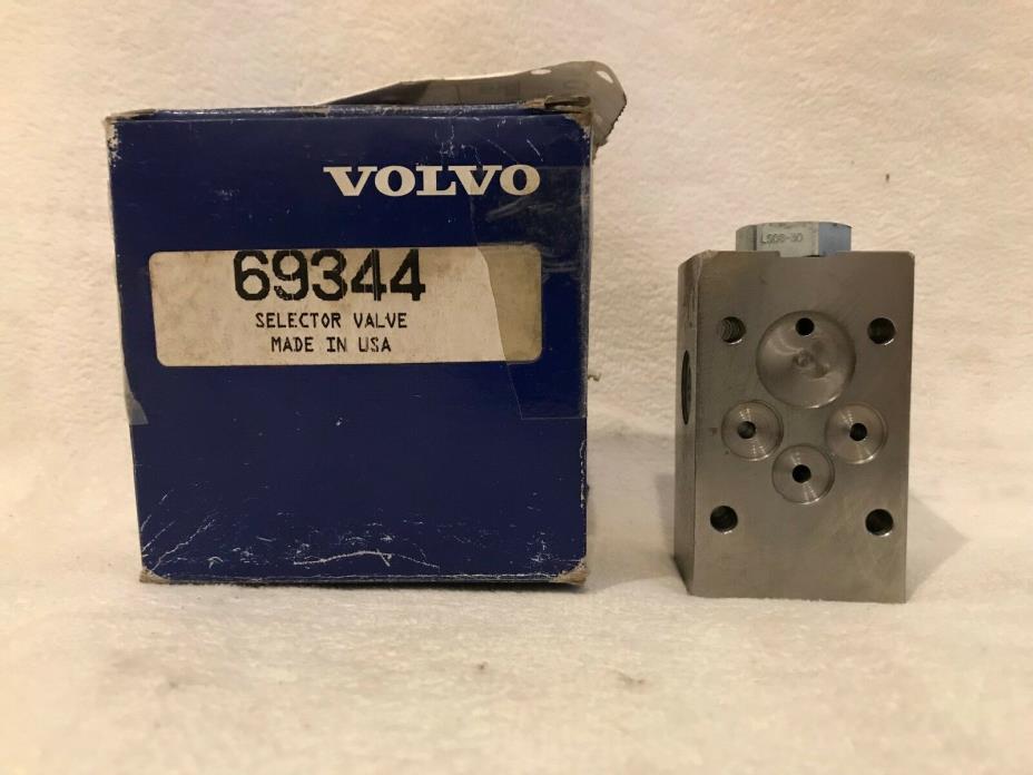 VOLVO Motor GRADER  Part Number 69344 Selector Valve OEM