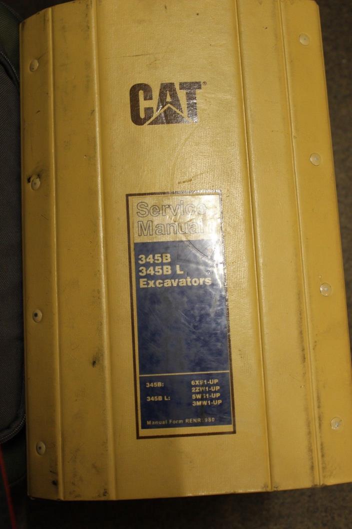 Caterpillar 345BL Service Manual and Parts Manual