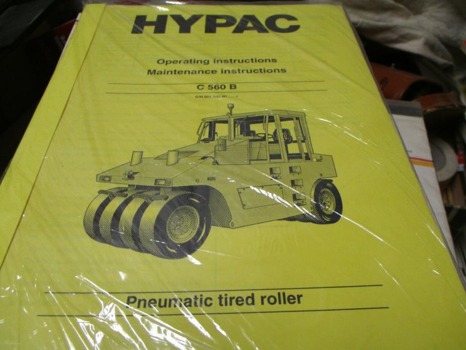 New Hypac C560B Roller Operation Manual
