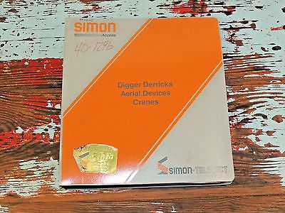 Simon Access Digger Derricks Aerial Devices Cranes Service Manual Captain Parts