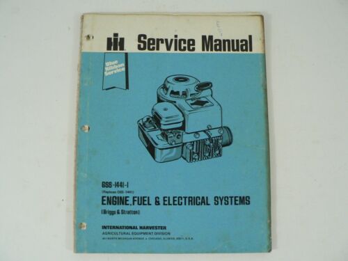Briggs Stratton One Cylinder Engine Fuel & Electrical Systems Service Manual