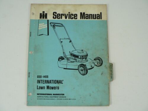 International Harvester Lawn Mowers Models 3330 3331 3332 Service Manual VTG
