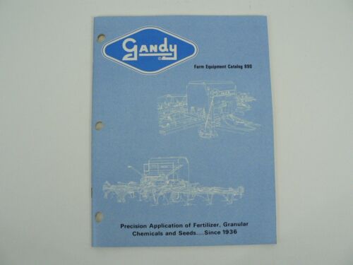 Vintage Gandy Company Farm Equipment Catalog 890 Owatonna MN Agricultural