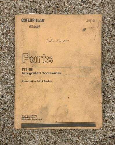 Caterpillar IT14B Parts Book