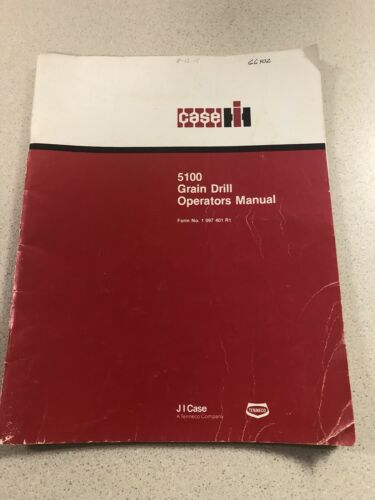 Case IH International Harvester 5100 Grain Drill Owner Operator Manual