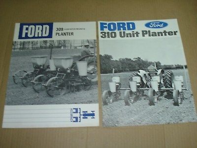 Ford 309 & 310 Unit Planter Sales Brochures