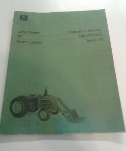 John Deere 37 farm loader OMW21300
