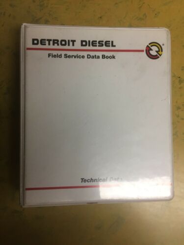 1996 Detroit Diesel Field Service Technical Data Manual 6SE266 Shop Service