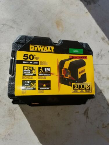 Dewalt DW08801 50 ft. Cross-Line Laser Level