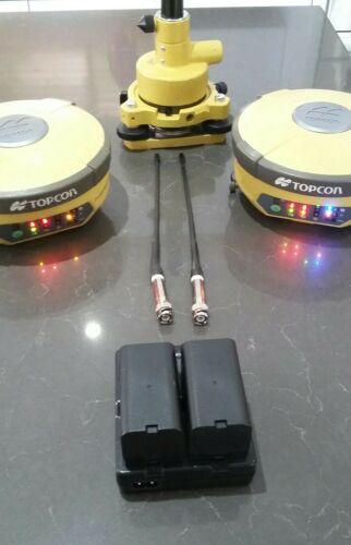 Topcon Hiper V Dual UHF II Base Rover Receiver Rx/Tx Kit Verizon CDMA 1001137-15