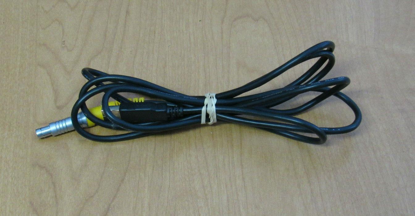 Topcon USB to 4-pin GPS Receiver Data Cable 14-008070-01 - UNTESTED