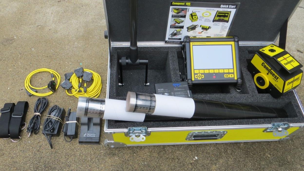 Sensors and Software Conquest 100 Concrete Ground Penetrating Radar GPR Scanner