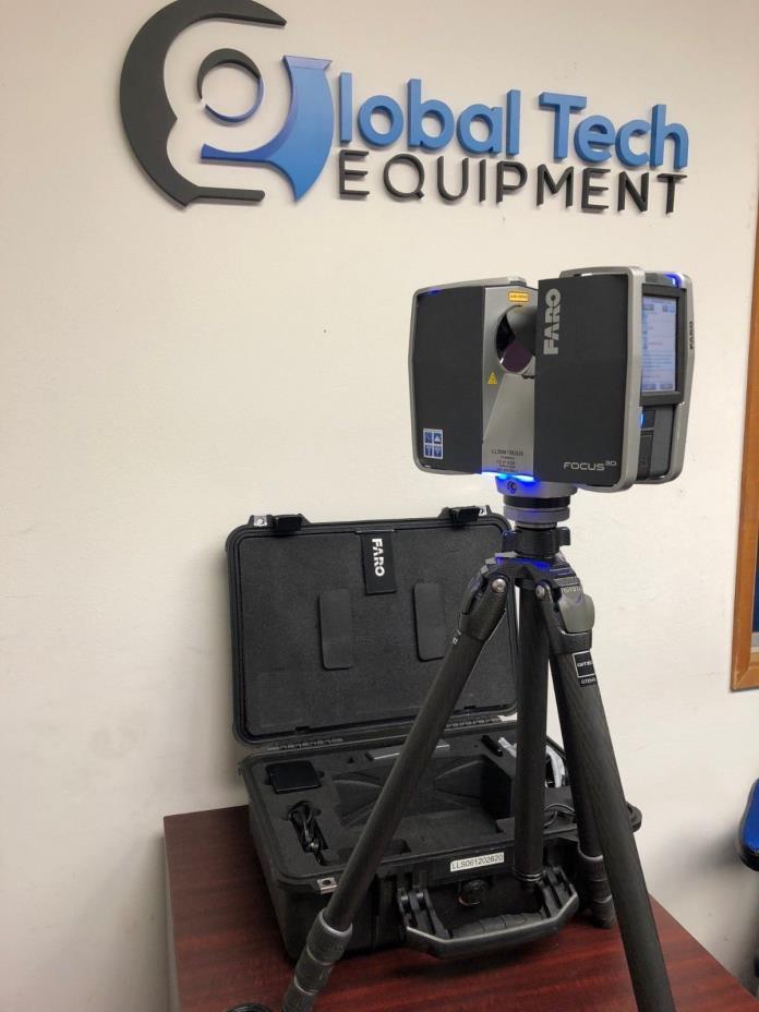 Faro Focus 3D S120 Laser Scanner w/ Tripod and Accessories