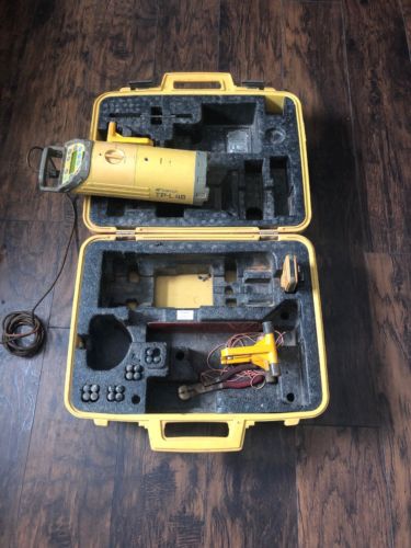 Topcon TP-L4B Red Beam Pipe Laser Level Bare Unit Some Accessories