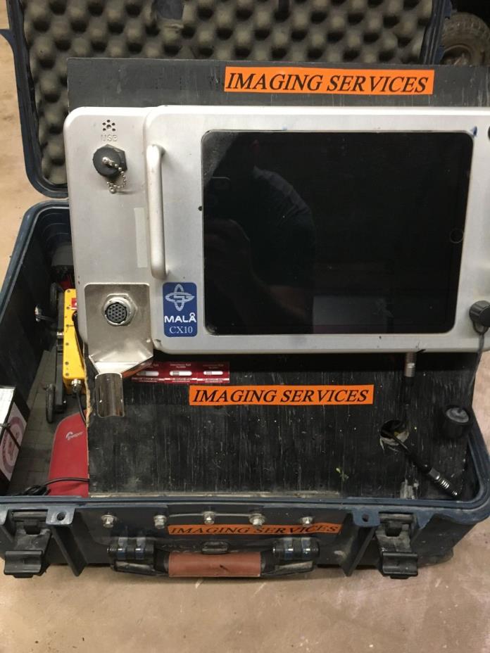 Ground Penetrating Radar GPR MALA CX10 Concrete Imaging and Scanning