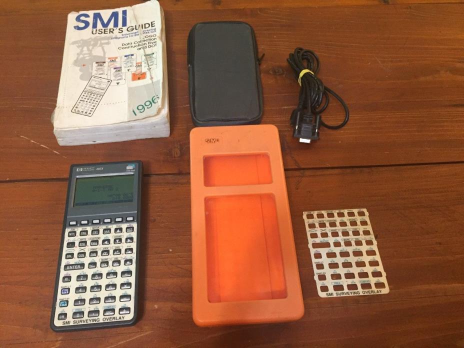 HP48GX DATA COLLECTOR WITH SMI ENHANCED SURVEYING CARD AND ENVIRO CASE