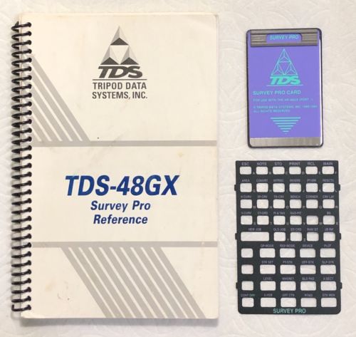 TDS SURVEY Pro Card for HP 48GX Calculator