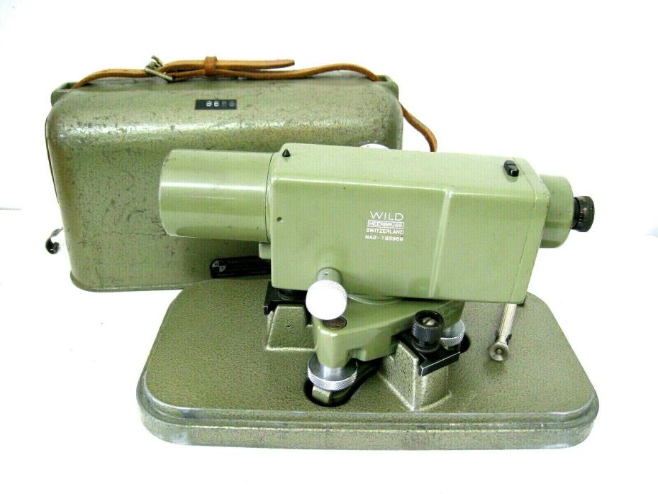 Vintage Wild Heerbrugg Leica NA2 Surveying Level Survey Equipment Precise Level