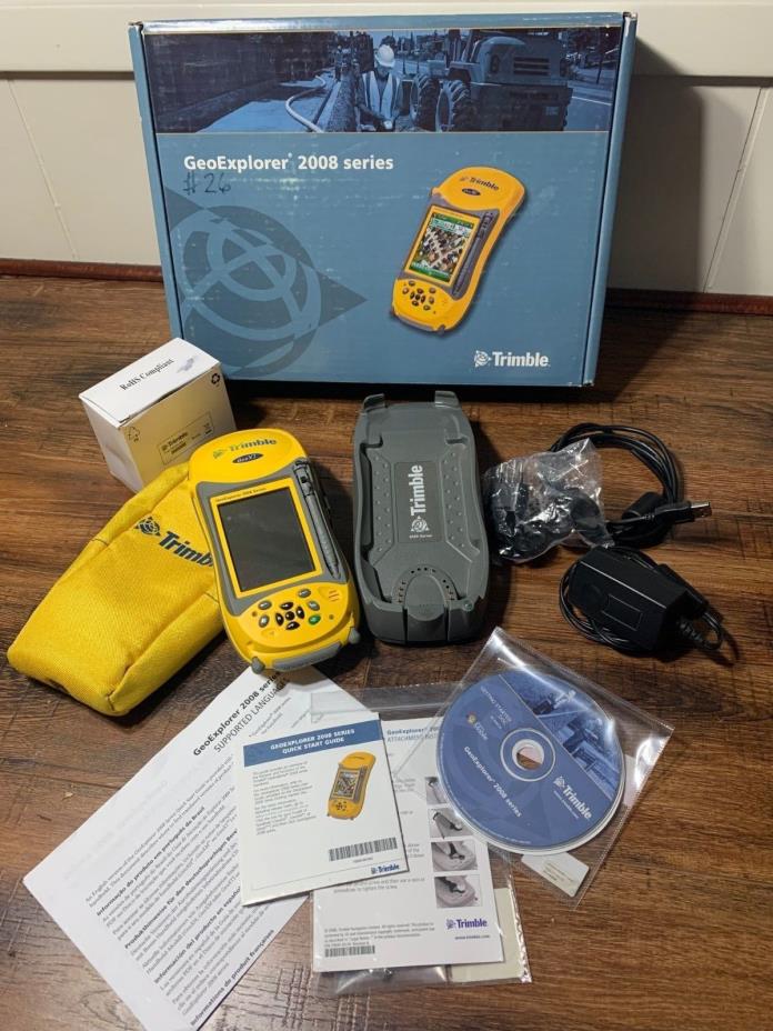 Trimble Geo XT ( 2008 Series) with ArcPAD 10, Case, Cables, CD, Box, Paperwork