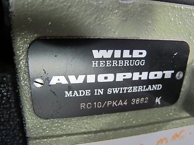 Leica Ag Heerbrugg WILD RC10 PKA4 Film Magazine Made in Switzerland W/Hard Case