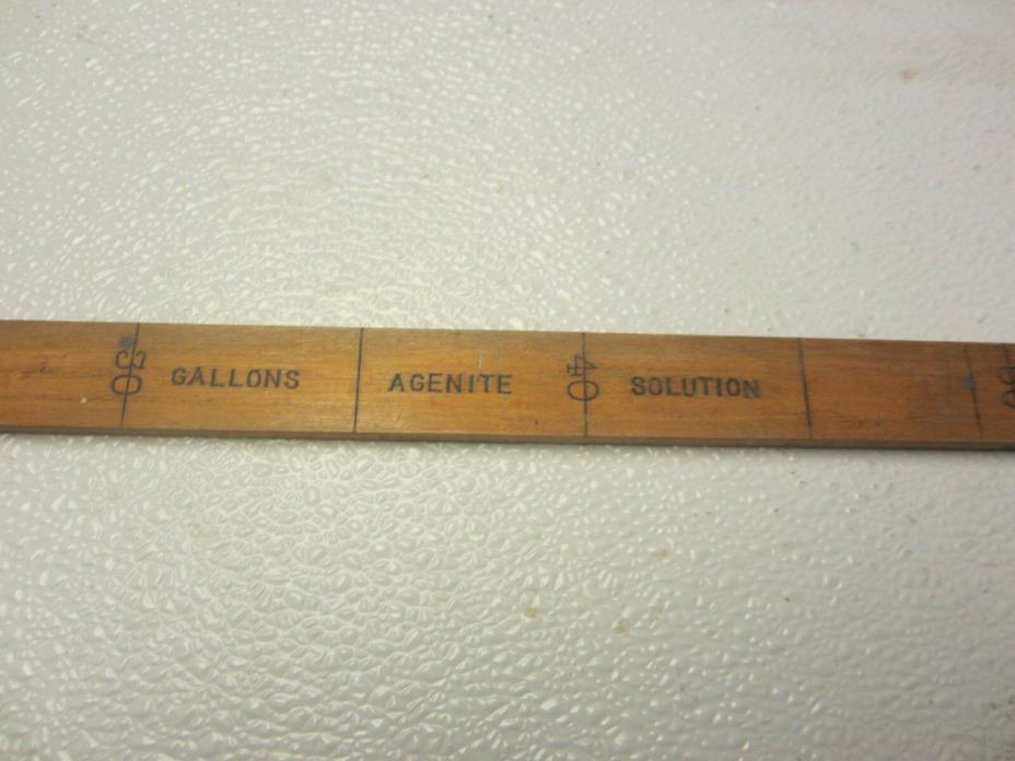 wooden gallon measuring stick agenite solutions 32 in. brass caps