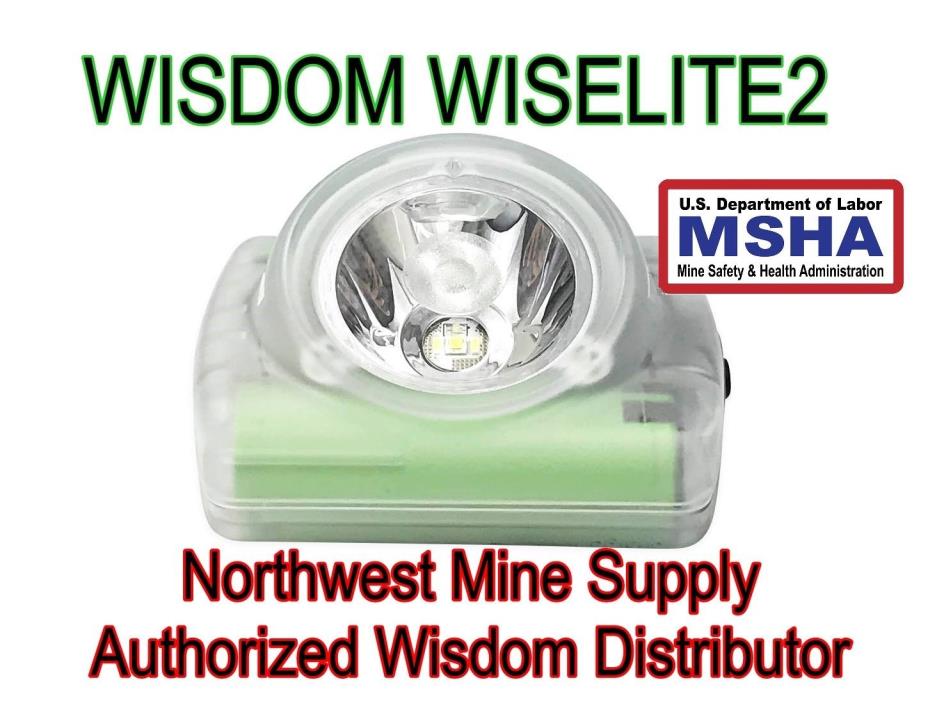 Wisdom Wiselite2 MSHA CERTIFIED cordless cap light lamp