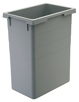 Two (2) Replacement Waste Bins for Euro Cargo Hailo Capacity 35 Liters Gray