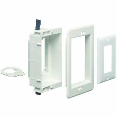 Arlington LVU1W-1 Recessed Low Voltage Mounting Bracket With Paintable Wall
