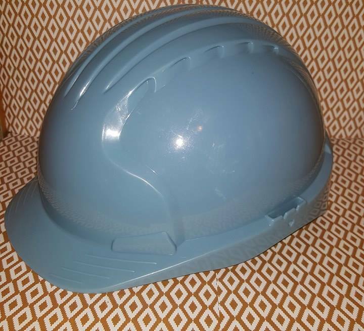JSP Evolution 6131 Blue 6-Pt Textile Slip Ratchet, Class E. Construction Helmet