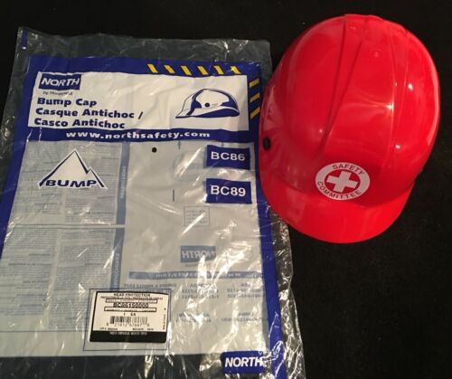 North by Honeywell Deluxe Bump Cap - Red - Safety Committee NEW!