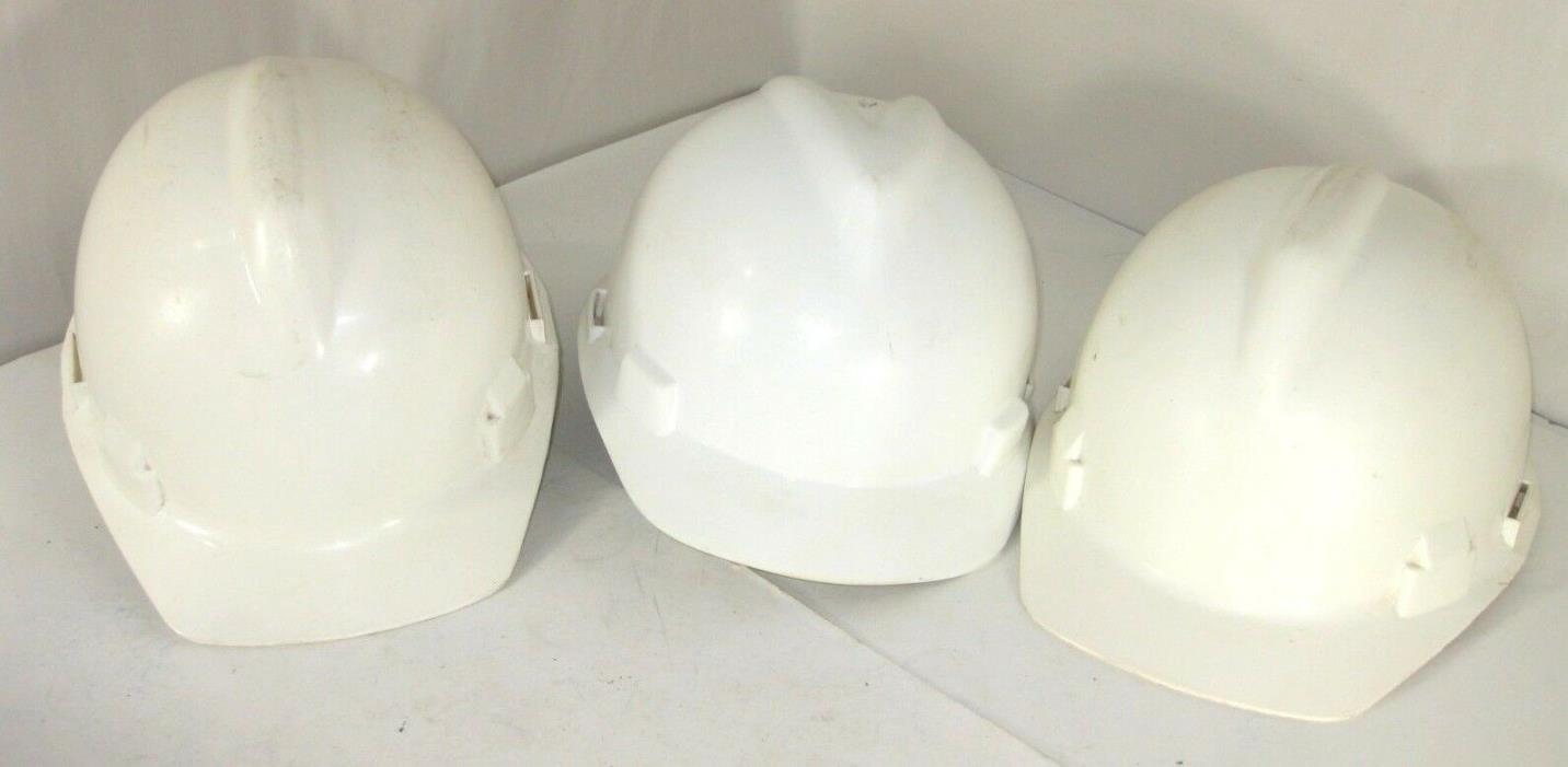 3 Hard Hats 1 Med V-Gard & 2 1J121 Willson White