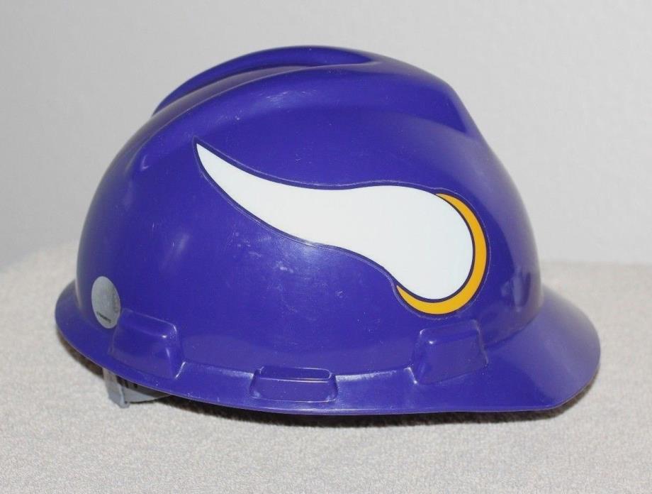 Minnesota Vikings Hard Hat V-Gard MSA NFL Team Hardhat Size Medium M