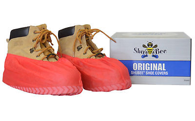 ShuBee Original Shoe Covers, Red, Dispenser Box
