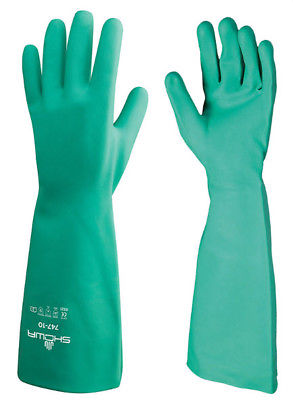 Showa Best Nitri-Solve 747 Nitrile Cut Resistant Glove Size 10, 12 Pack
