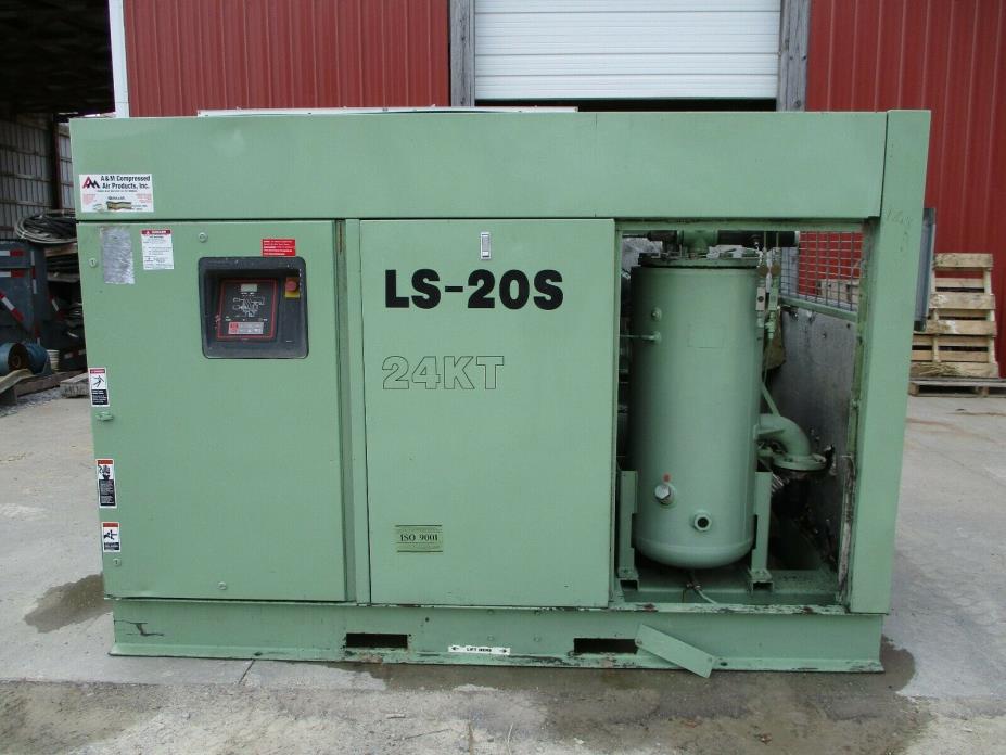SULLAIR S20S-125 H A/C KT ROTARY SCREW TYPE AIR COMPRESSOR 125 HP USED