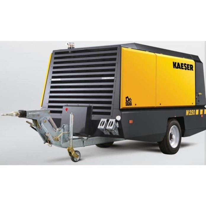 NEW Kaeser M250 Towable Diesel Air Compressor Tier IV Final Kaeser M250