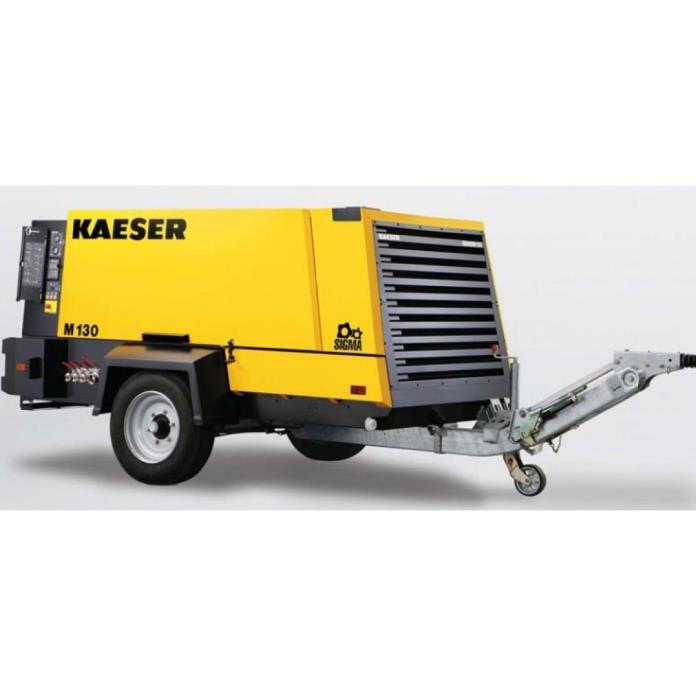 NEW Kaeser M130 Towable Diesel Air Compressor Tier IV Final Kaeser M130