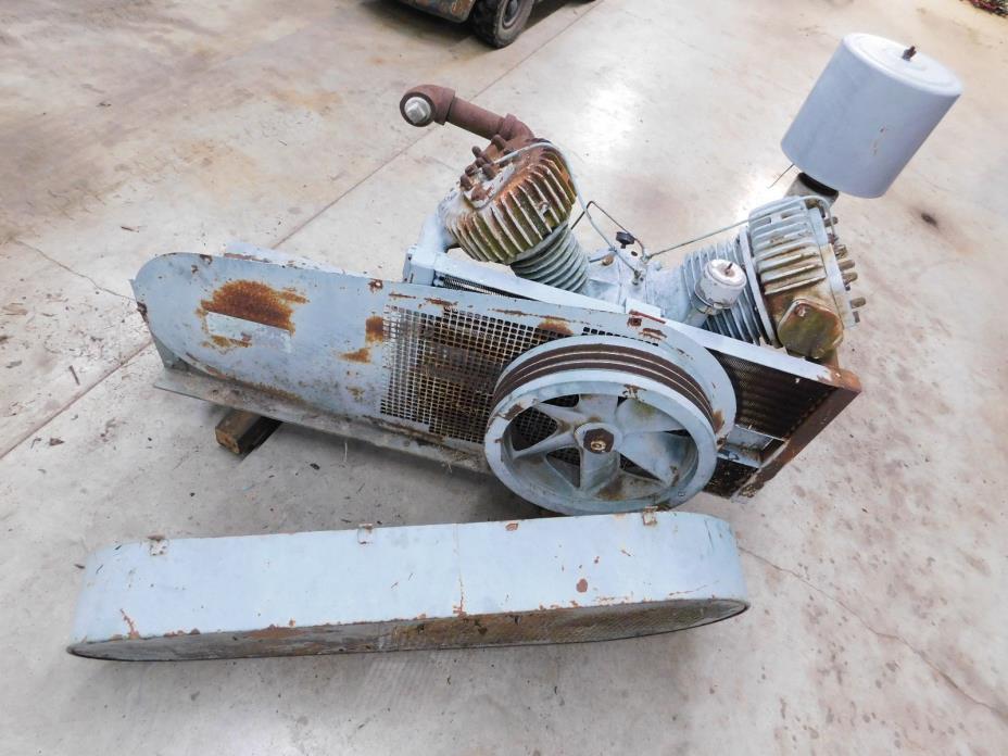 Gardner Denver 2 stage air Compressor pump gardner-denver v twin AVLQVB