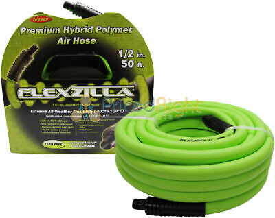 Legacy Premium Polymer Green Flexzilla Air Hose 1/2
