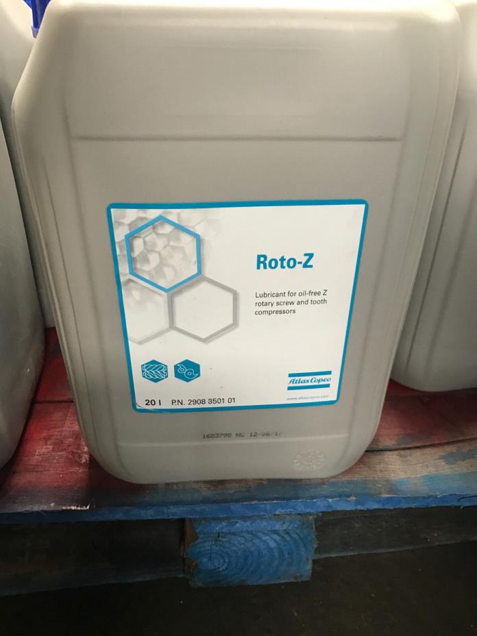 NEW Atlas Copco Roto Z Oil Lubricant 20L/5.28g  PN  2908850101