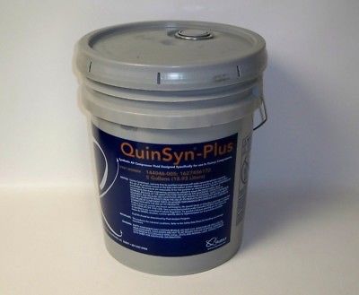 *NEW* Genuine Quincy 144046-005 QuinSyn-Plus Compressor Oil 5 gal
