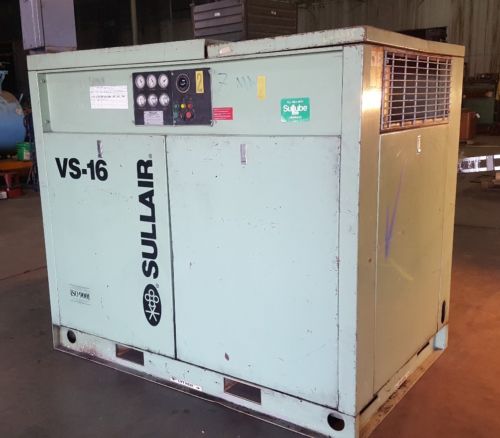 SULLAIR RSVS16-40AC Rotary Screw Vacuum Pump 40 HP Vac. Max. 29.5