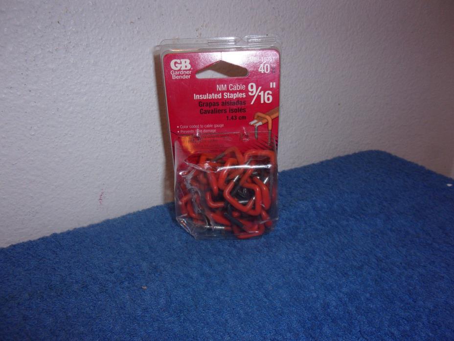BRAND NEW PAC of 40 GARDNER BENDER NM CABLE INSULATED 9/16